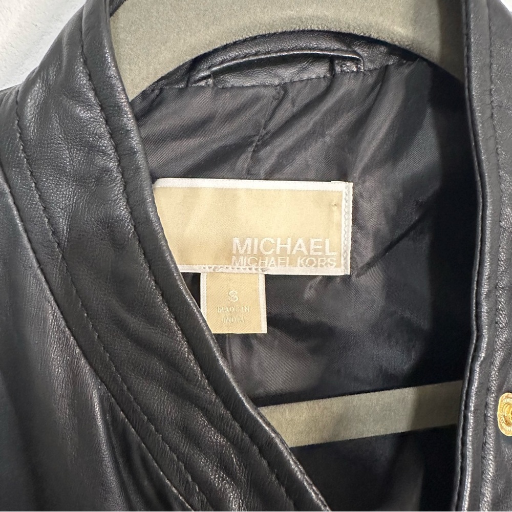 Michael Kors Leather Moto - Picture 2 of 5